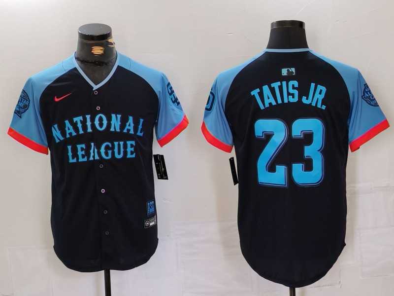Mens San Diego Padres #23 Fernando Tatis Jr Navy 2024 All Star Limited Stitched Jersey->2024 mlb all-star->MLB Jersey